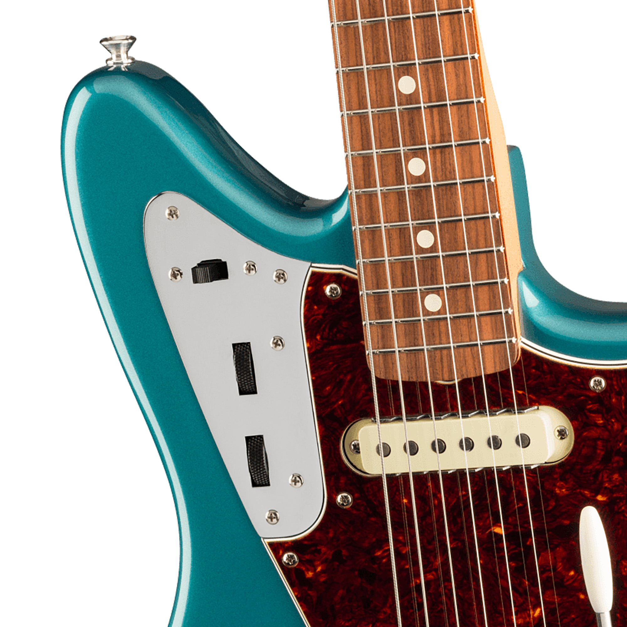 Fender Vintera® '60s Jaguar® - Ocean Turquoise - The Music Den Fender Vintera® '60s Jaguar® - Ocean Turquoise - The Music Den