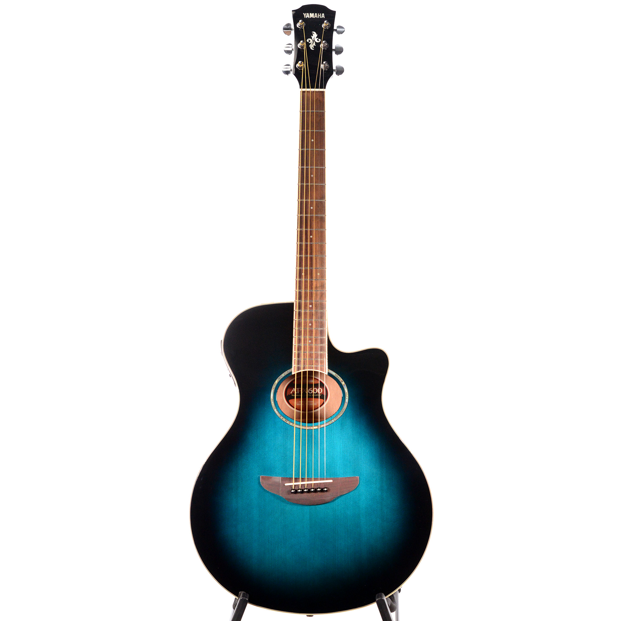 Yamaha APX600 Thinline Body Acoustic/Electric - Oriental Blue Burst