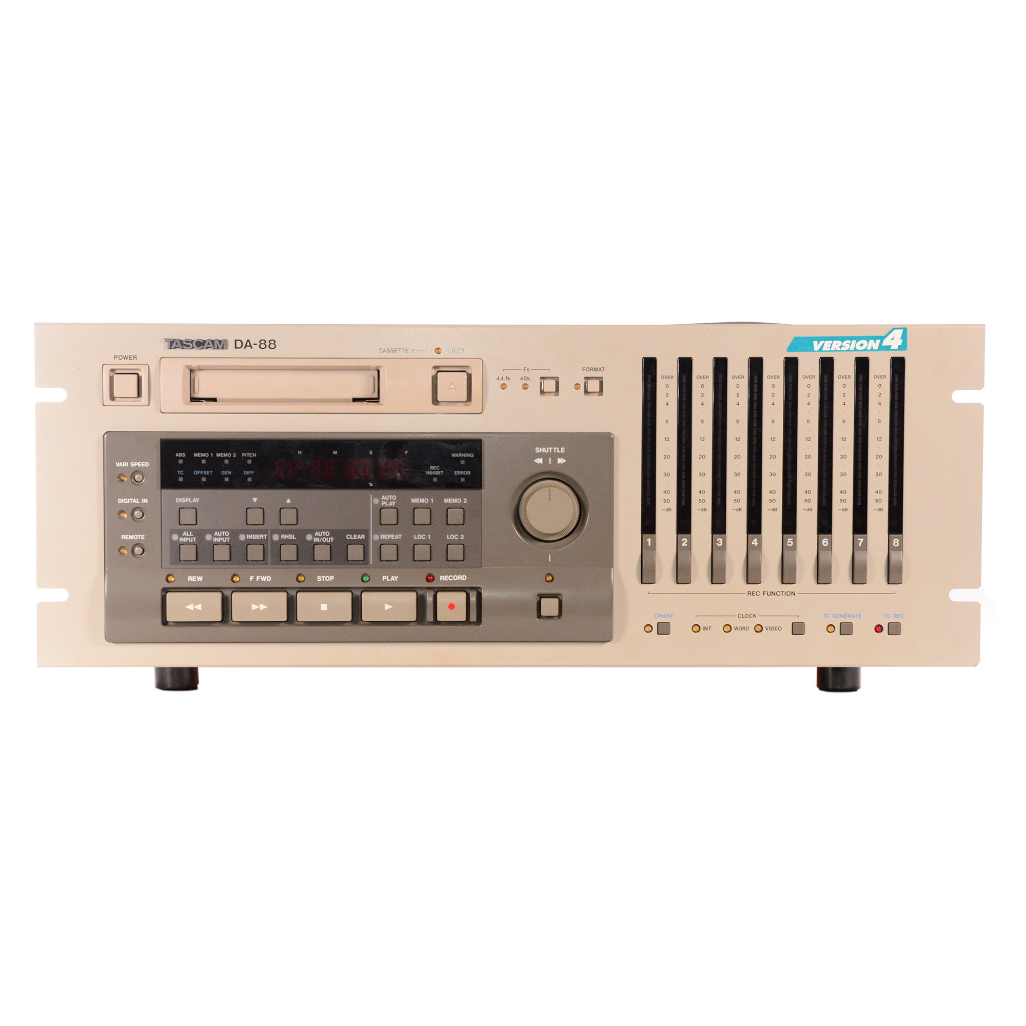 TASCAM DA-98 マルチトラックレコーダー RC-848 付属品多数 Tascam DA-88 8-Track Recorder USED - The Music Den
