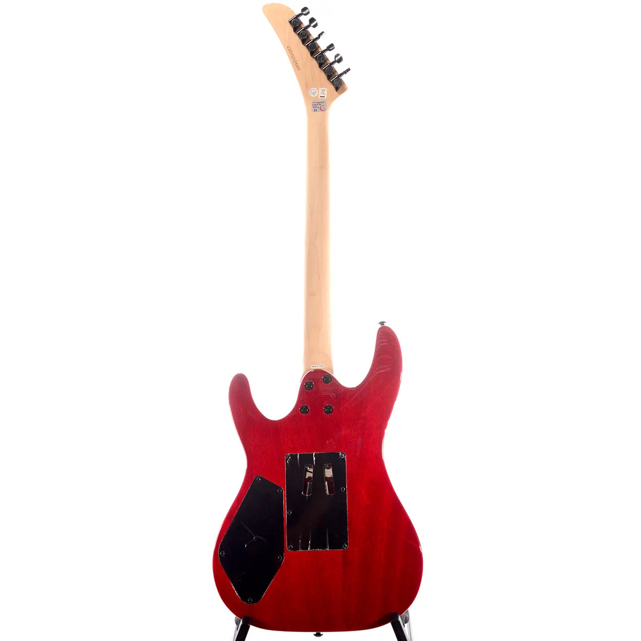 Kramer Striker Figured HSS - Transparent Red - The Music Den