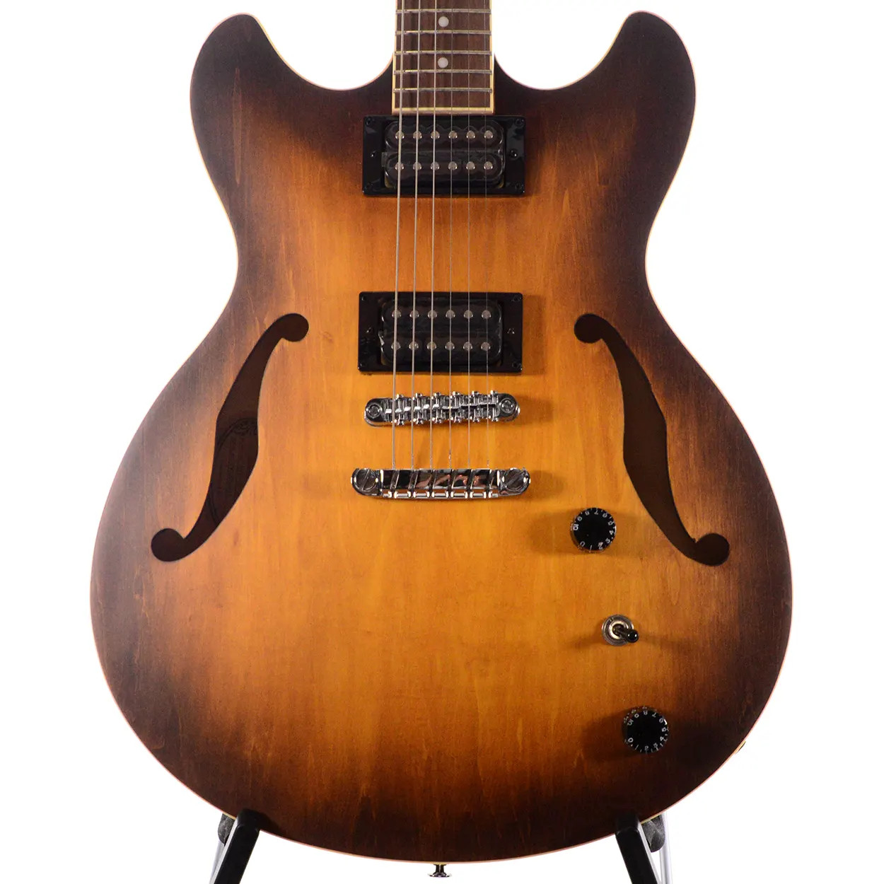 ibanez as53 artcore tobacco flat Ibanez Artcore AS53 Hollow-Body Electric Guitar - Tobacco Flat