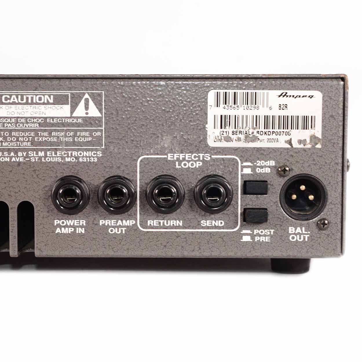 Ampeg B2R Bass Amp Head USED - The Music Den