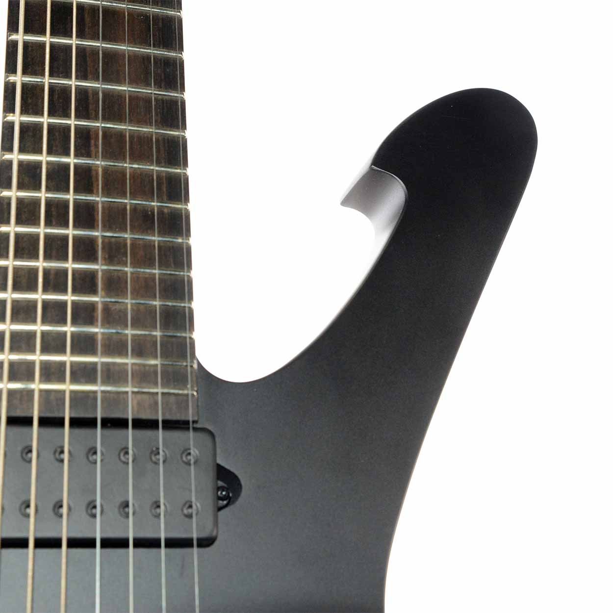 Ibanez Iceman Iron Label 7-string Electric Guitar - Black