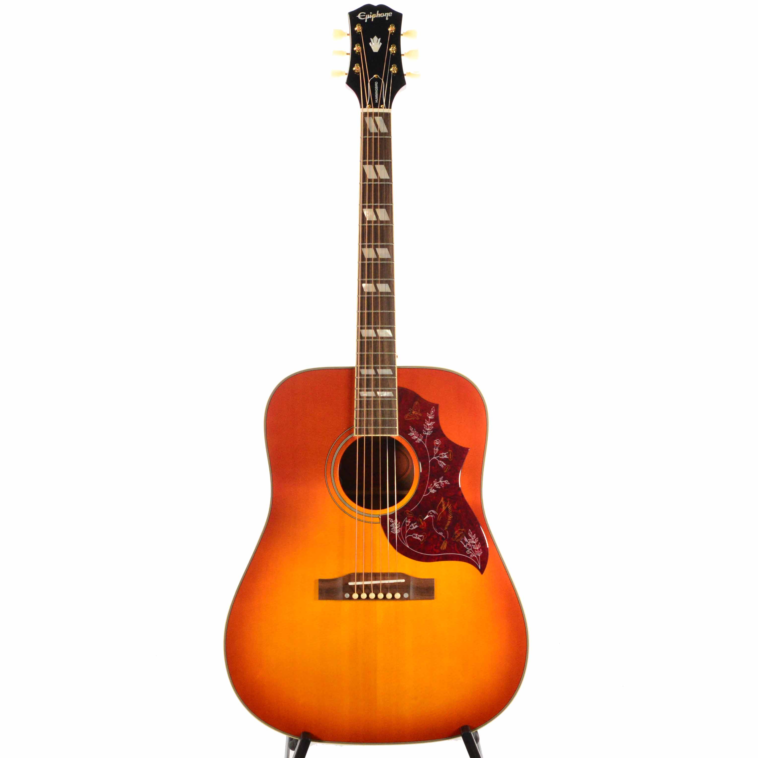 Epiphone Hummingbird - Aged Cherry Sunburst Gloss - The Music Den