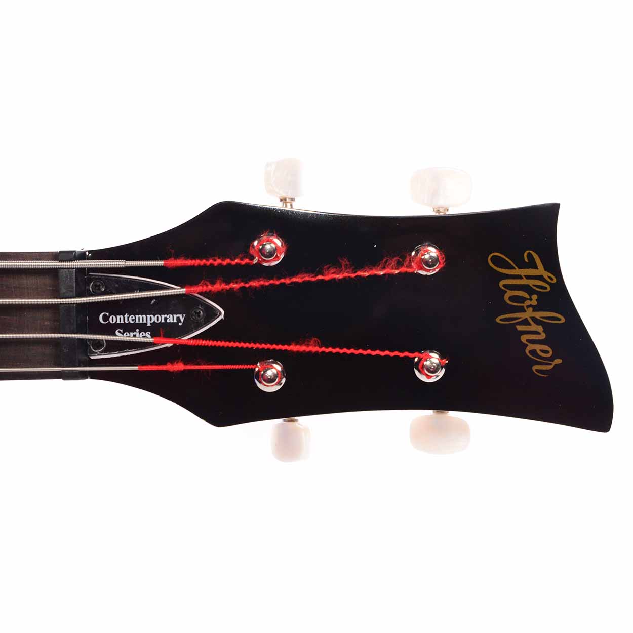Hofner Shorty Violin Bass CT - Black - The Music Den