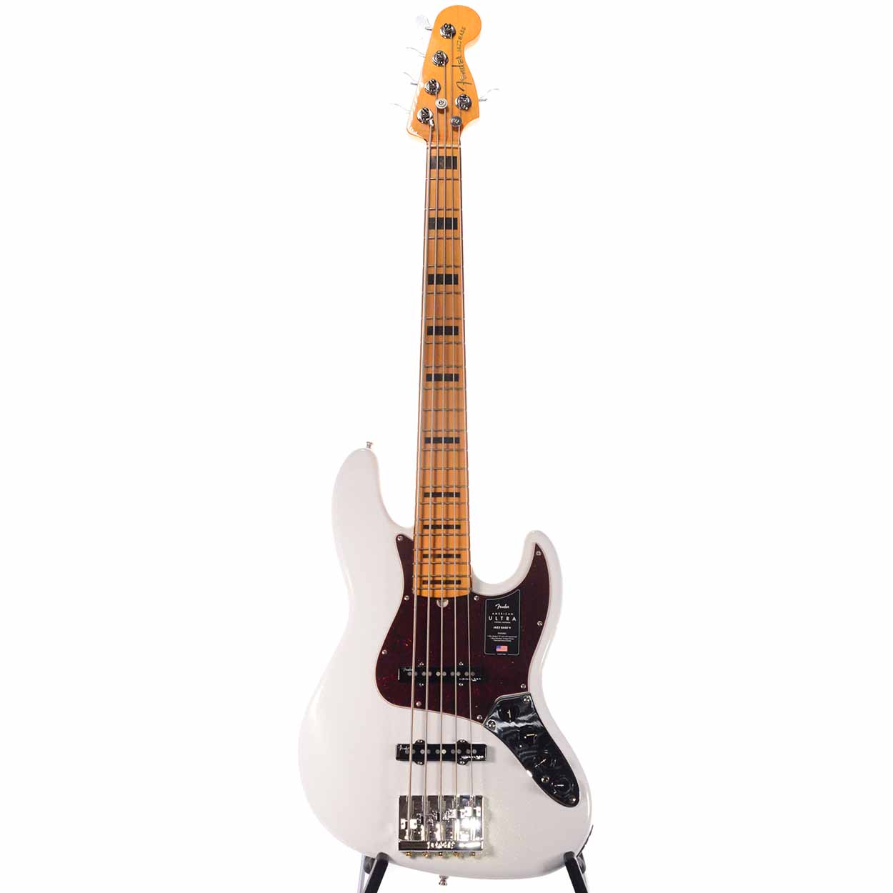 Fender American Ultra Jazz Bass® V - Arctic Pearl - The