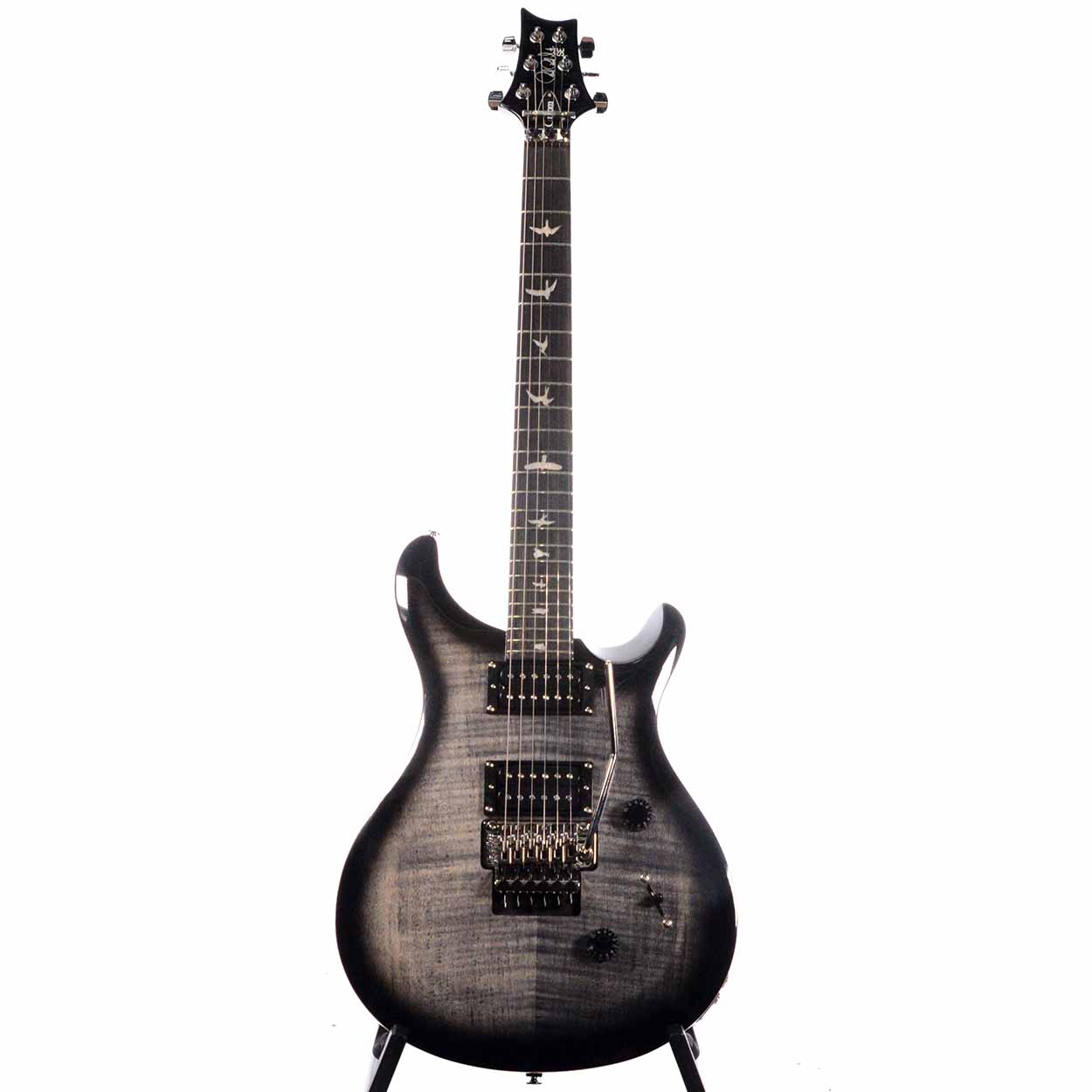 PRS SE Custom 24 Floyd - Charcoal Burst - The Music Den