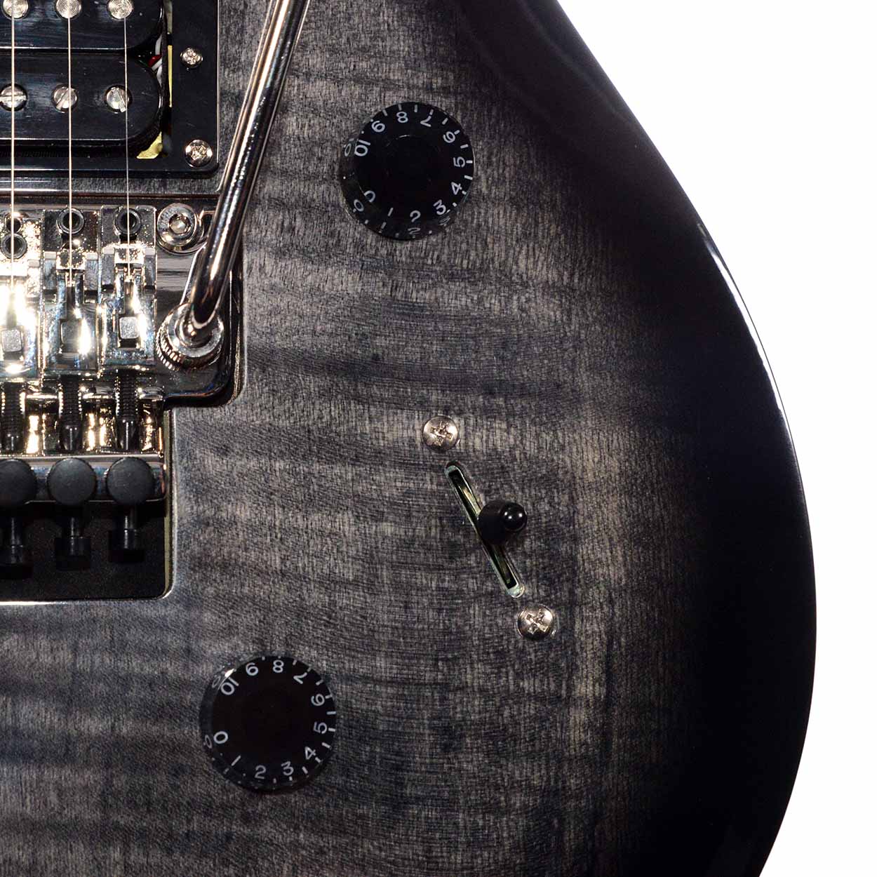 PRS SE Custom 24 Floyd - Charcoal Burst - The Music Den