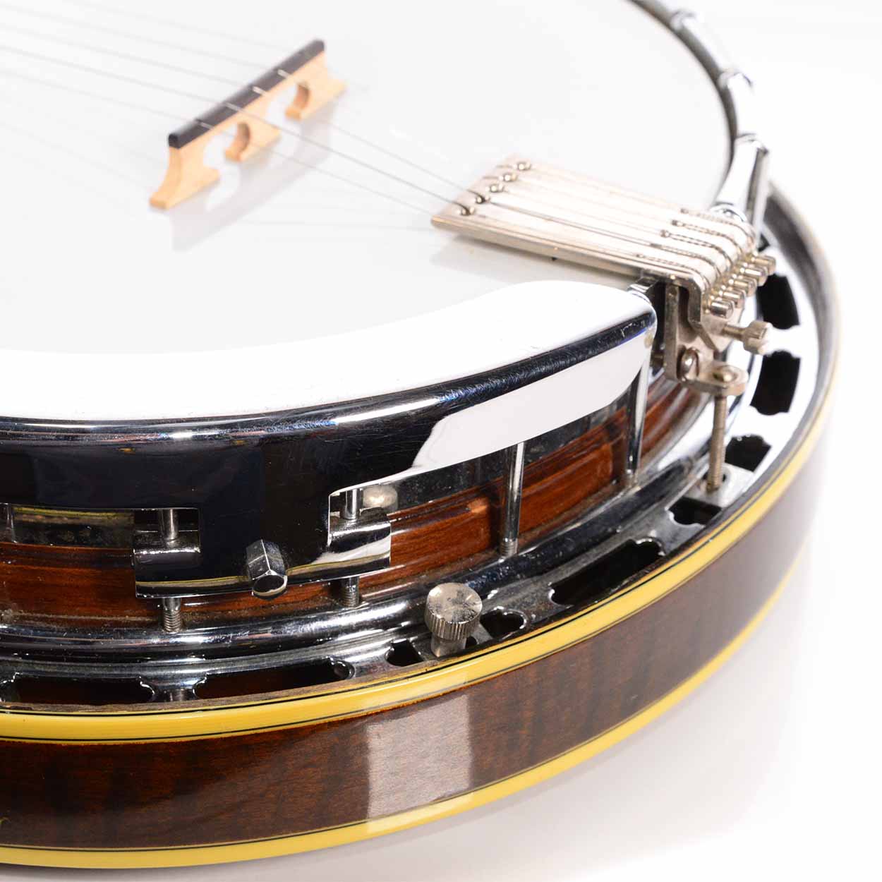 Leo Fender Deluxe 5-String Banjo w/HSC & 5th String Capo USED