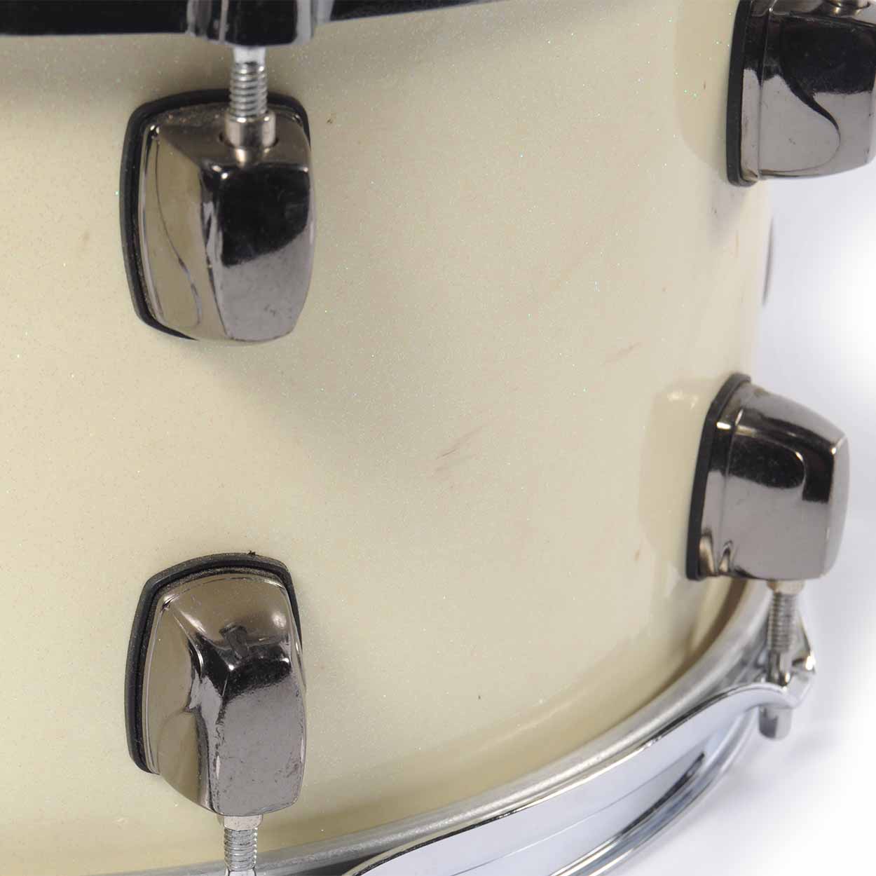 DDrum 7x13 Dominion Series Limited Edition Snow Sparkle Snare Drum