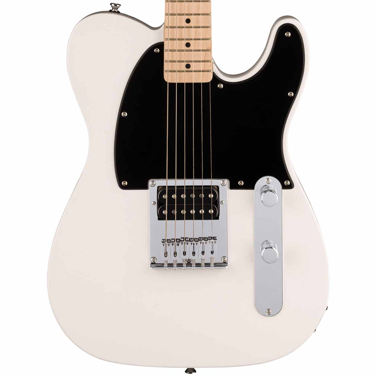 ギター Squier by Fender / Sonic Esquire H Maple Squier Sonic™ Esquire® H - Arctic White, Maple, Black Pickguard