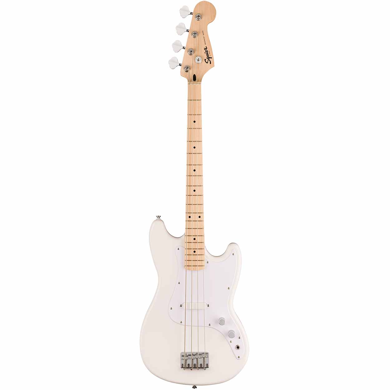 Squier Sonic™ Bronco™ Bass - Arctic White, Maple, White Pickguard
