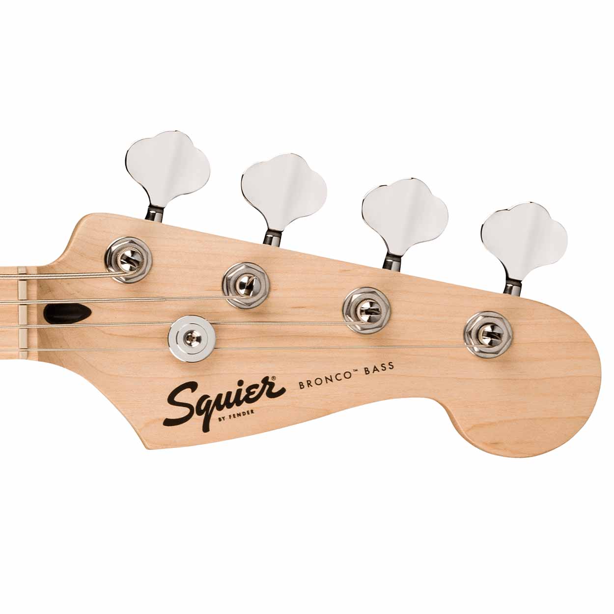 Squier Sonic™ Bronco™ Bass - Arctic White, Maple, White Pickguard