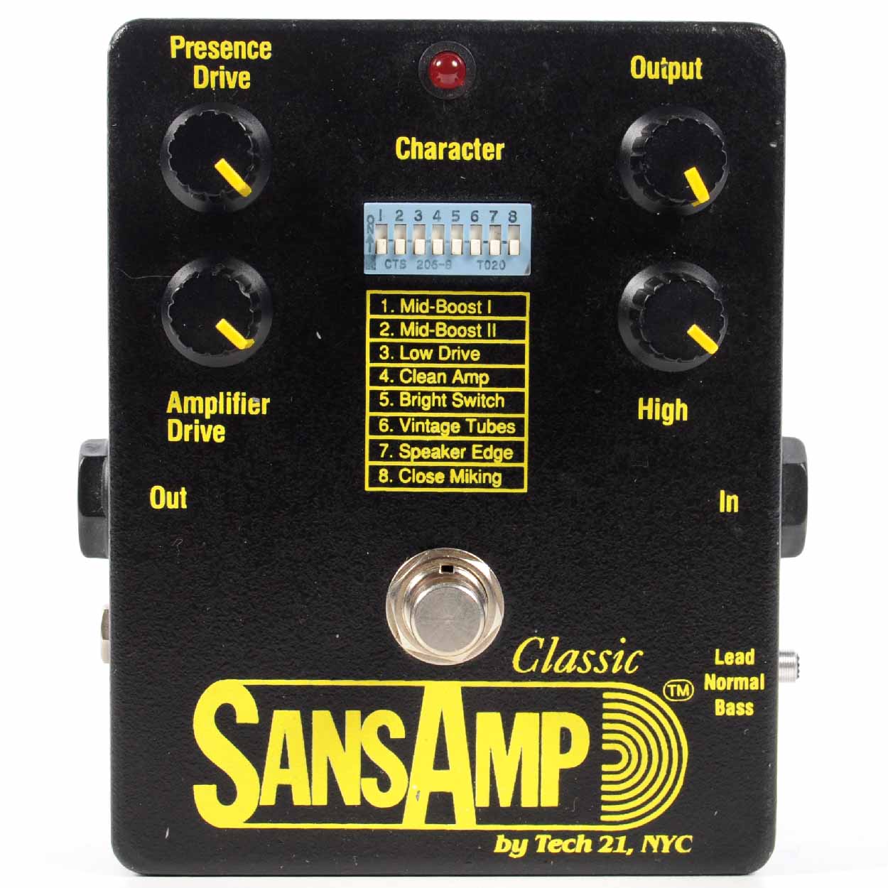 tech 21 sansamp 旧型 Tech 21 Sansamp VT Bass Deluxe Overdrive Preamp Effects