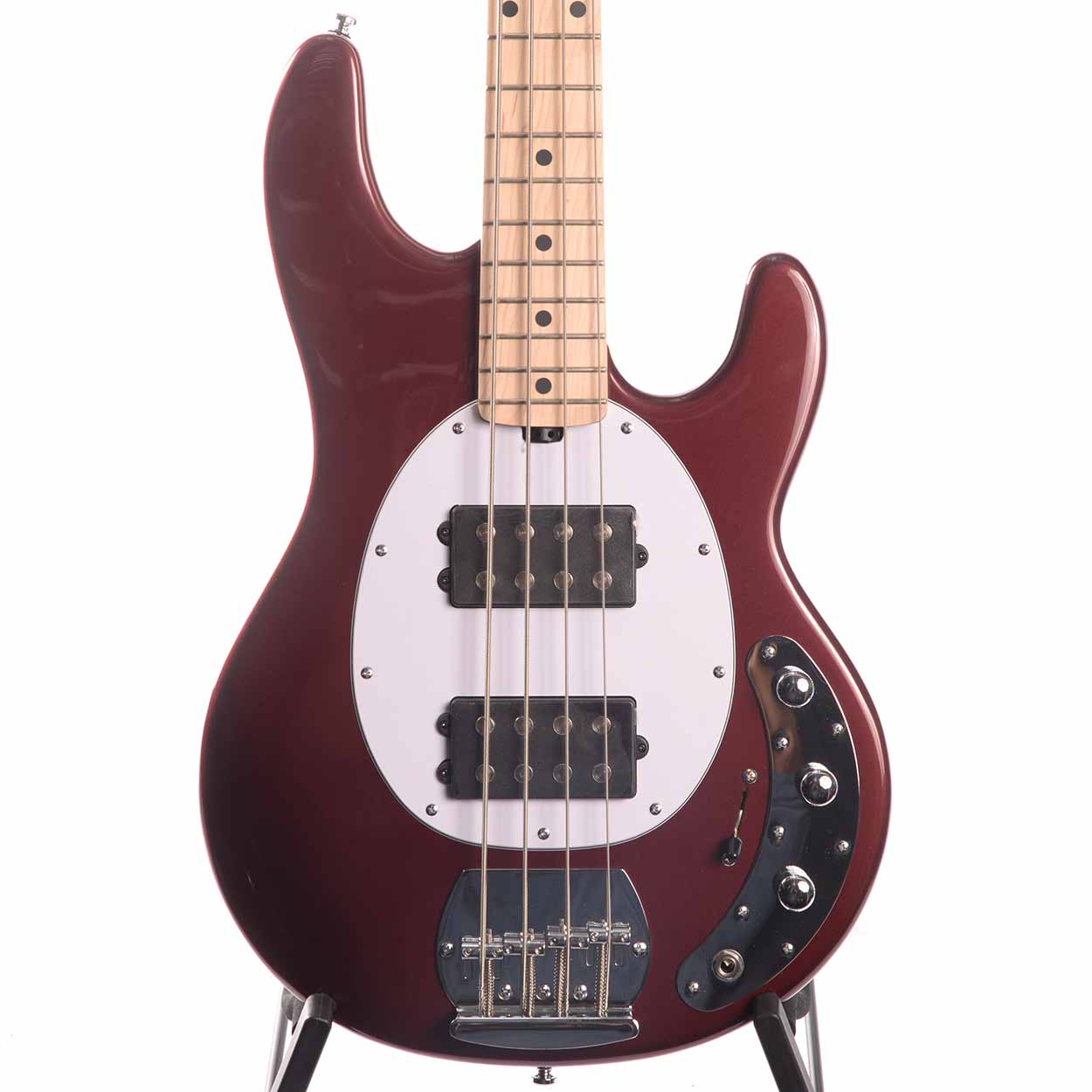 Sterling SUB Series StingRay HH - Candy Apple Red - The Music Den
