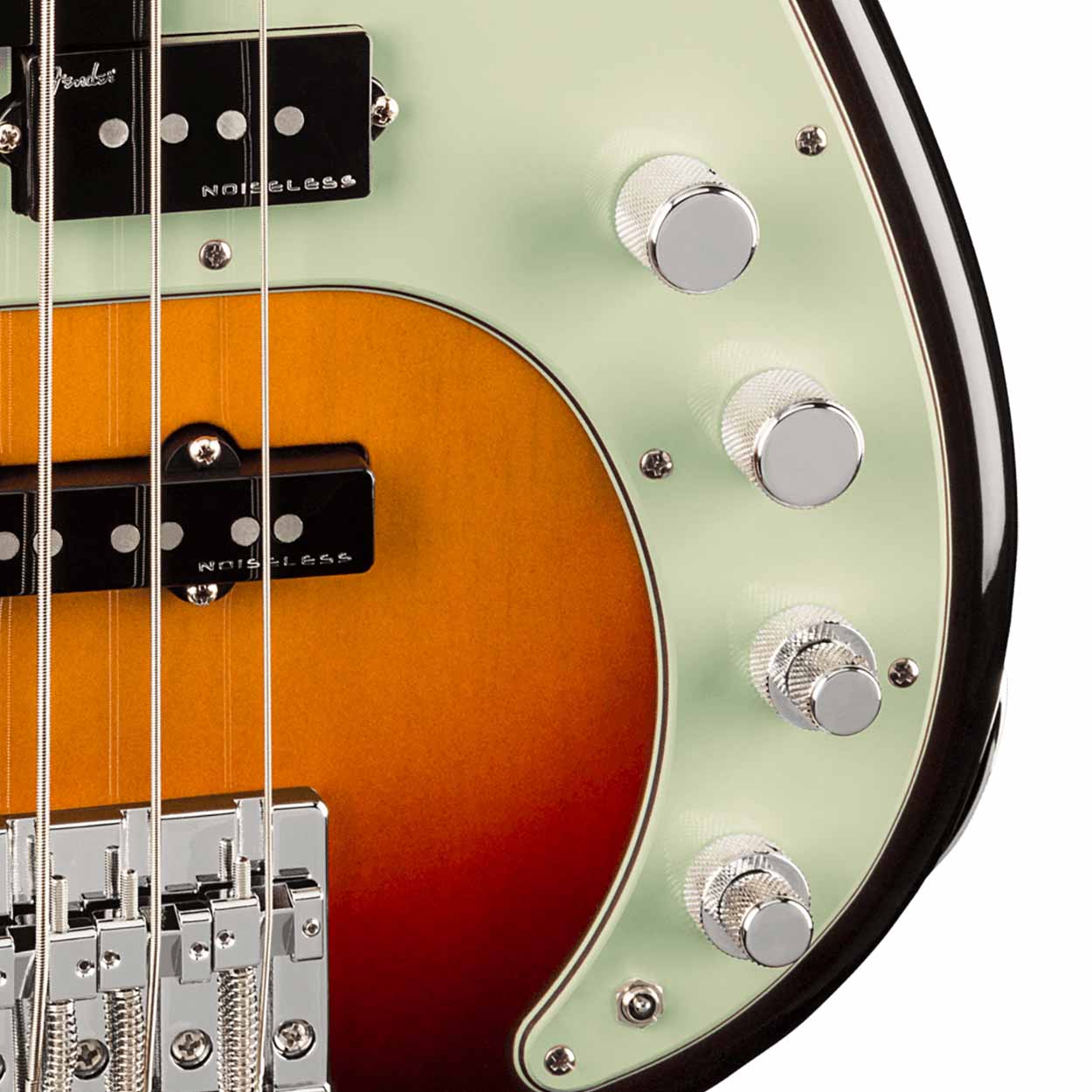 Fender American Ultra Precision Bass® - Ultraburst - The Music Den