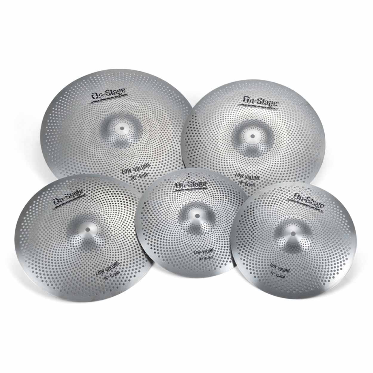 On Stage LVCP5000 Low Volume Cymbals Set - The Music Den