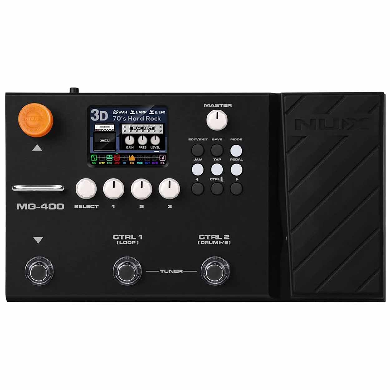 NUX MG-400 Dual DSP Multi-Fx Processor for Guitar and Bass - The