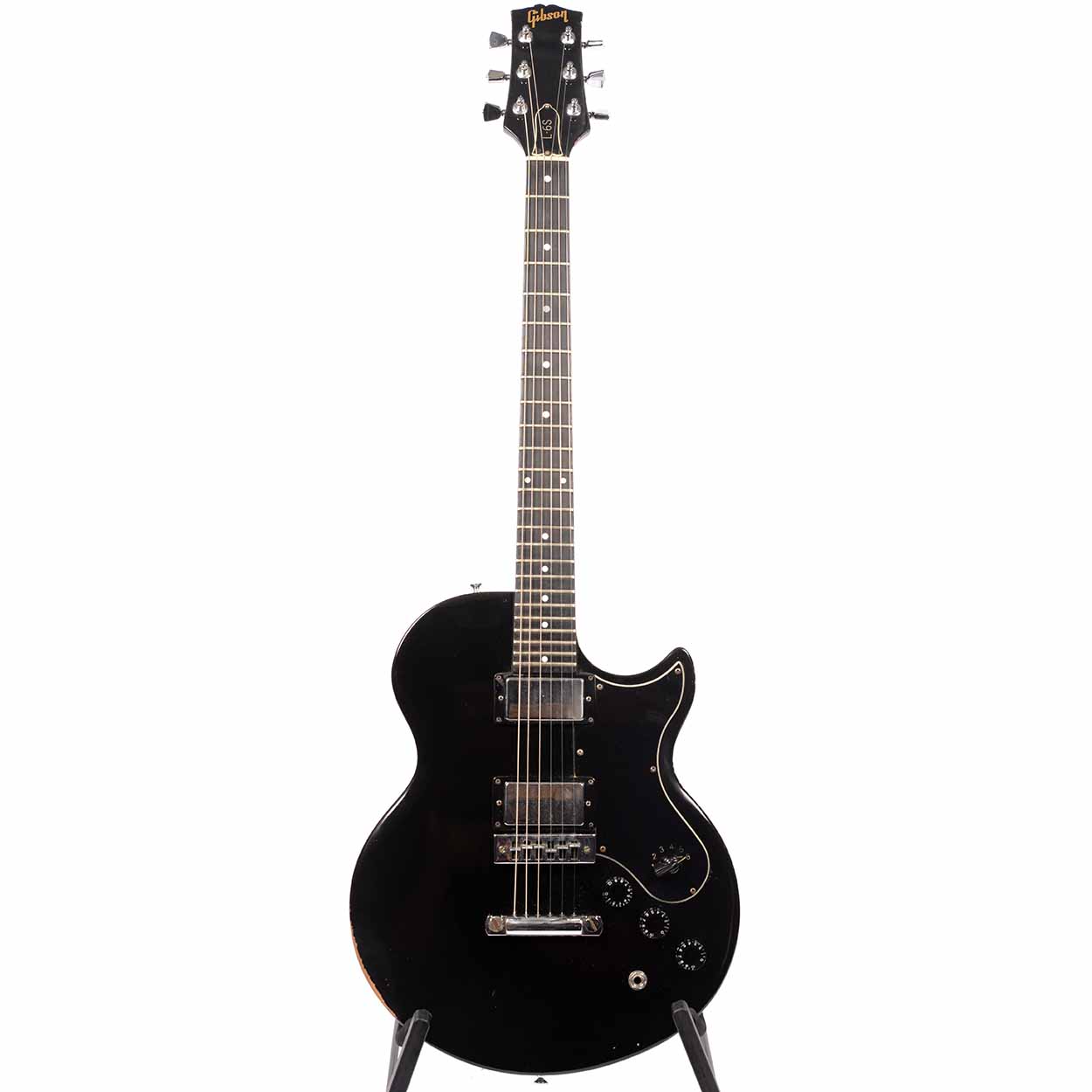 Gibson 1978 L6-S Black w/HSC USED - The Music Den