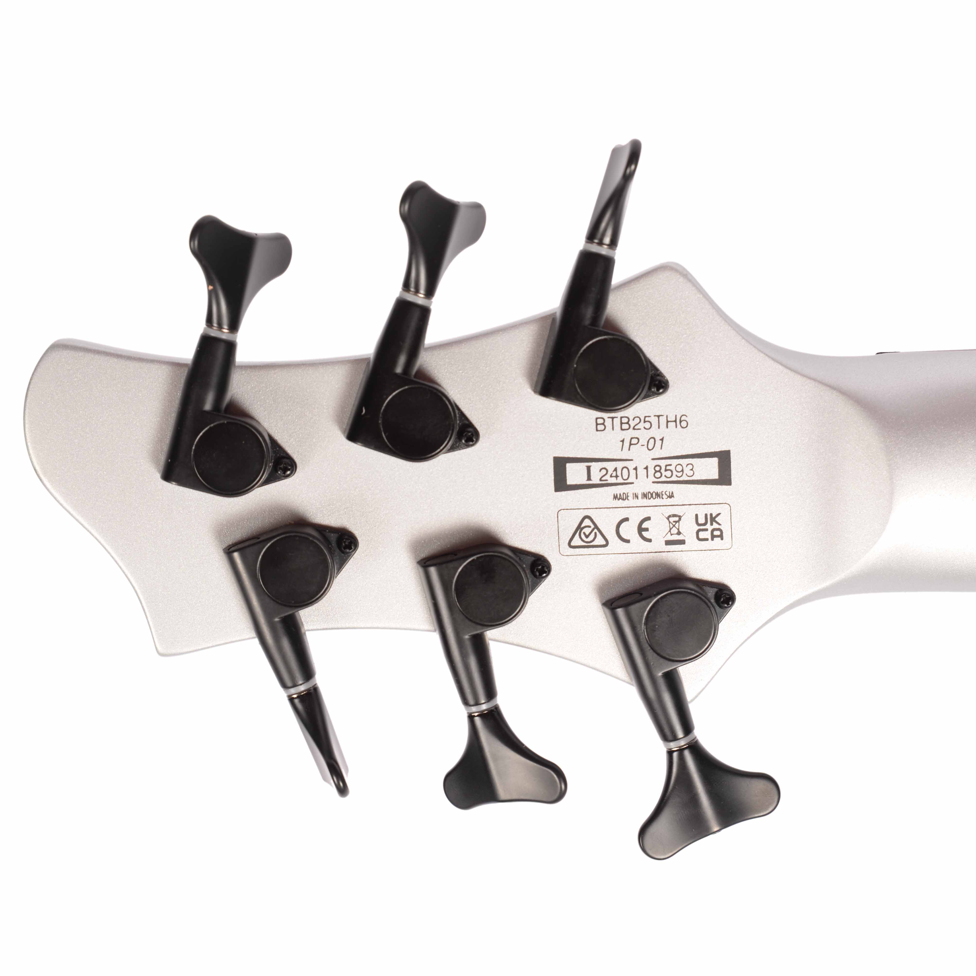 Ibanez BTB Standard 6 String Bass - Silver Blizzard Matte - The