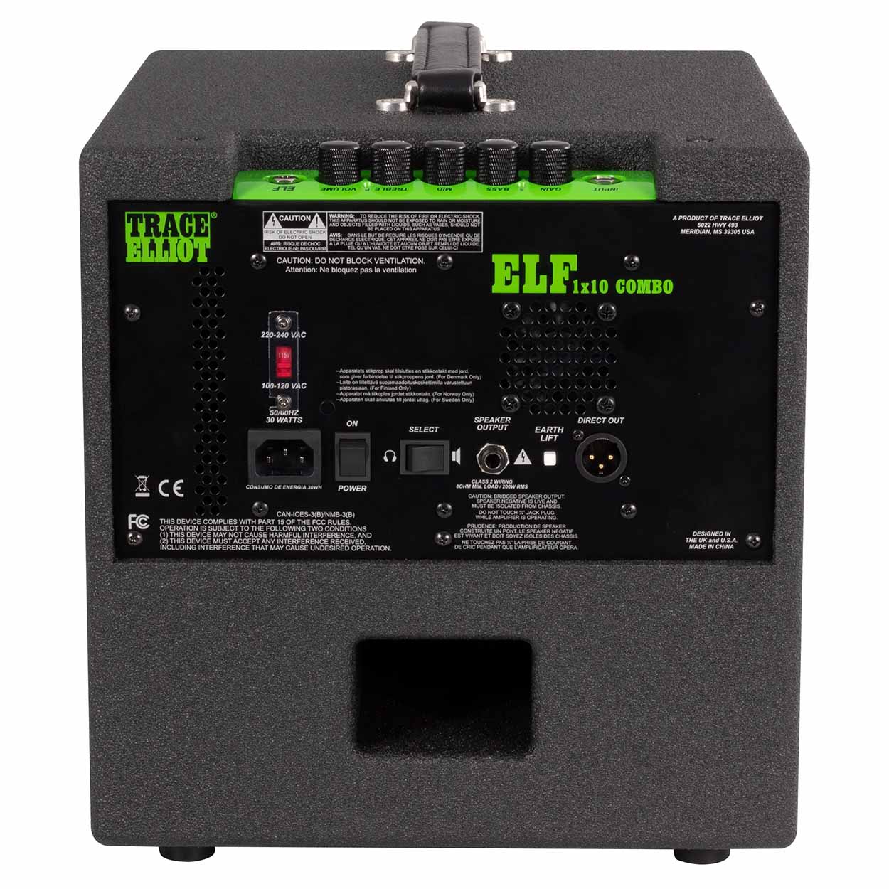 Trace Elliot® ELF 1x10 Combo Bass Amplifier - The Music Den