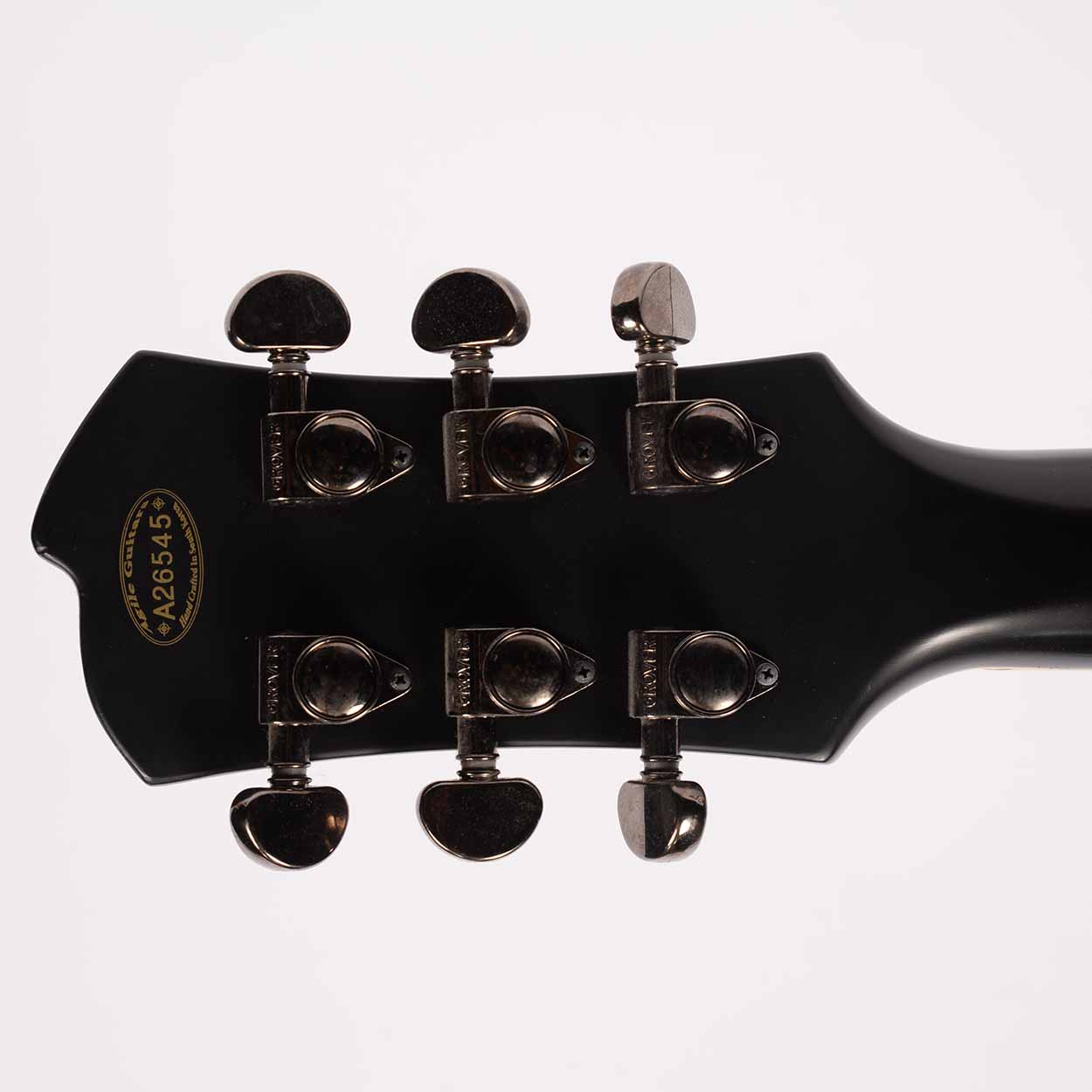Used Agile 3010 Electric Guitar Les Paul Copy Satin Black - The