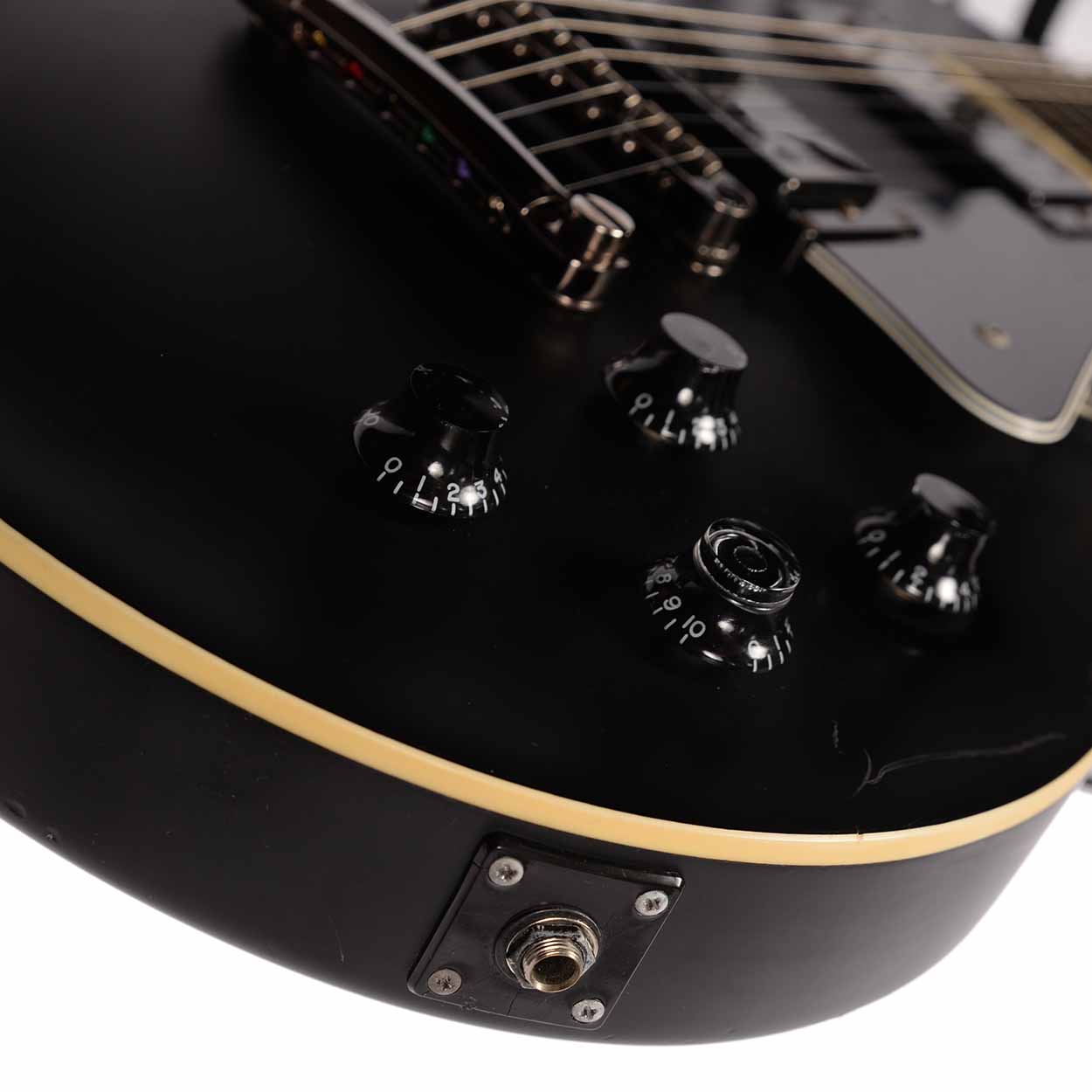 エレキギターです Used Agile 3010 Electric Guitar Les Paul Copy Satin Black - The