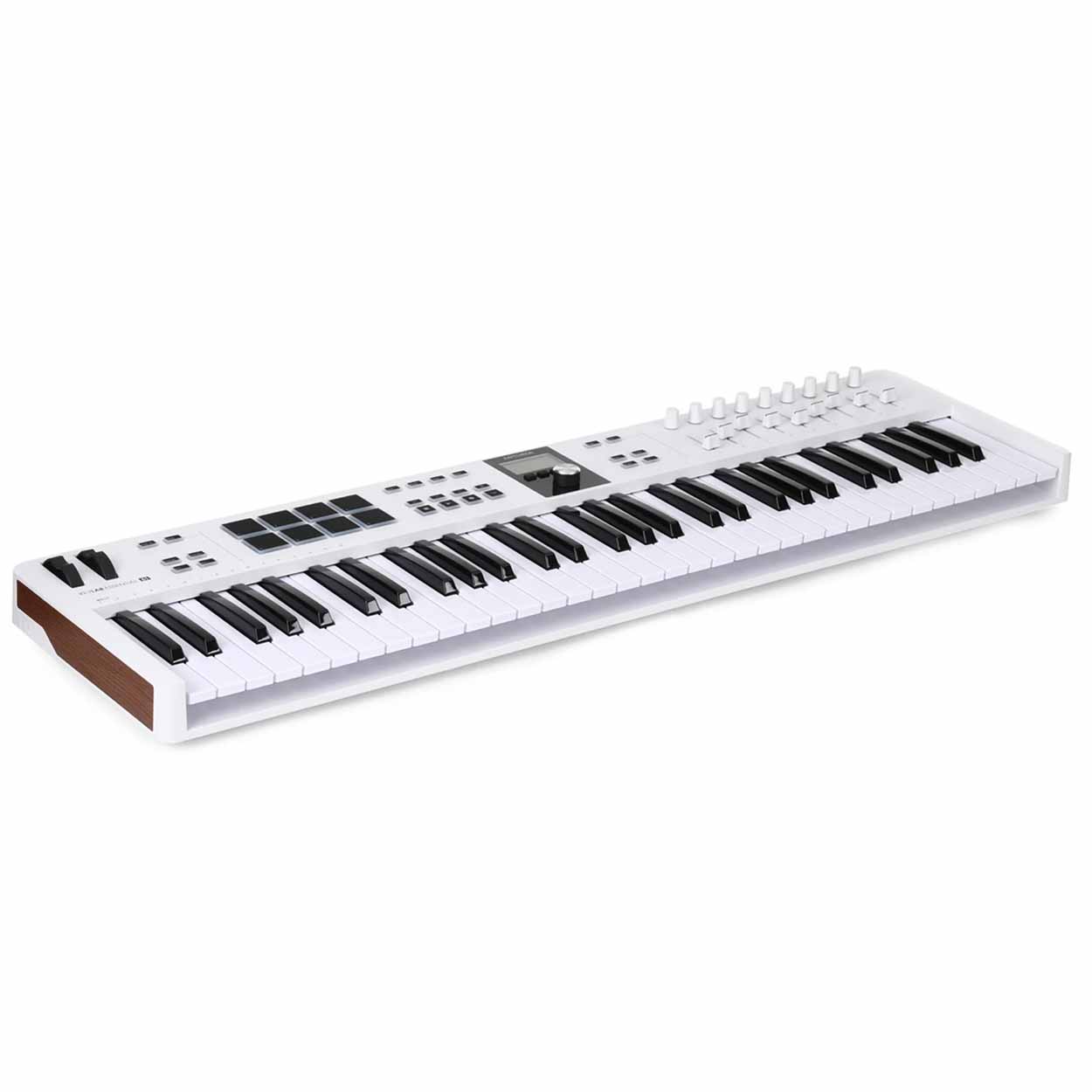Arturia KeyLab Essential 61 mk3 - MIDI Controller White - The