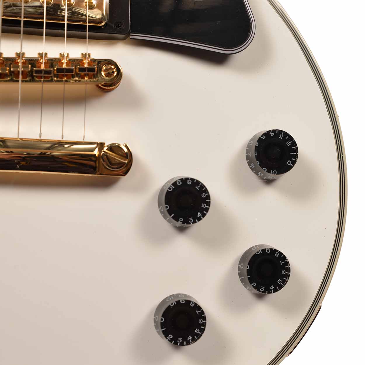 Epiphone Les Paul Custom - Alpine White - The Music Den