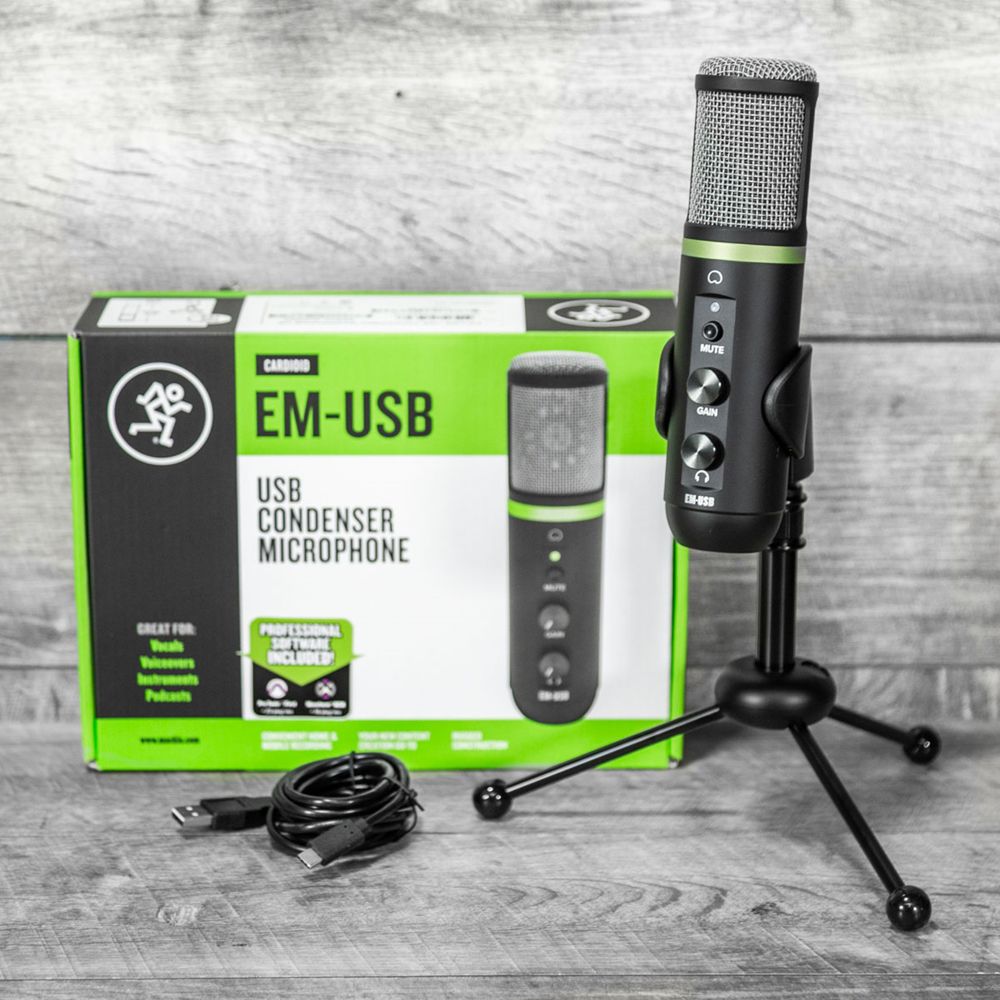 Mackie EM-USB USB Condenser Microphone - The Music Den