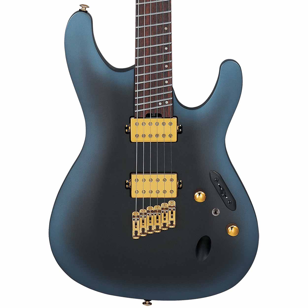 Ibanez SML721 Electric Guitar - Midnight Arctic Ocean Matte - The