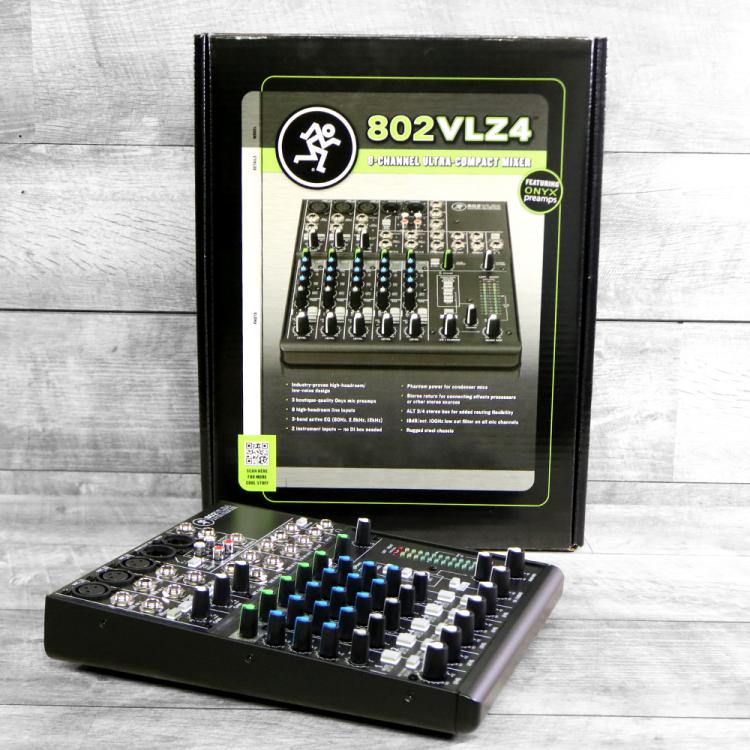 Mackie 802VLZ4 8 Channel Ultra Compact Mixer - The Music Den