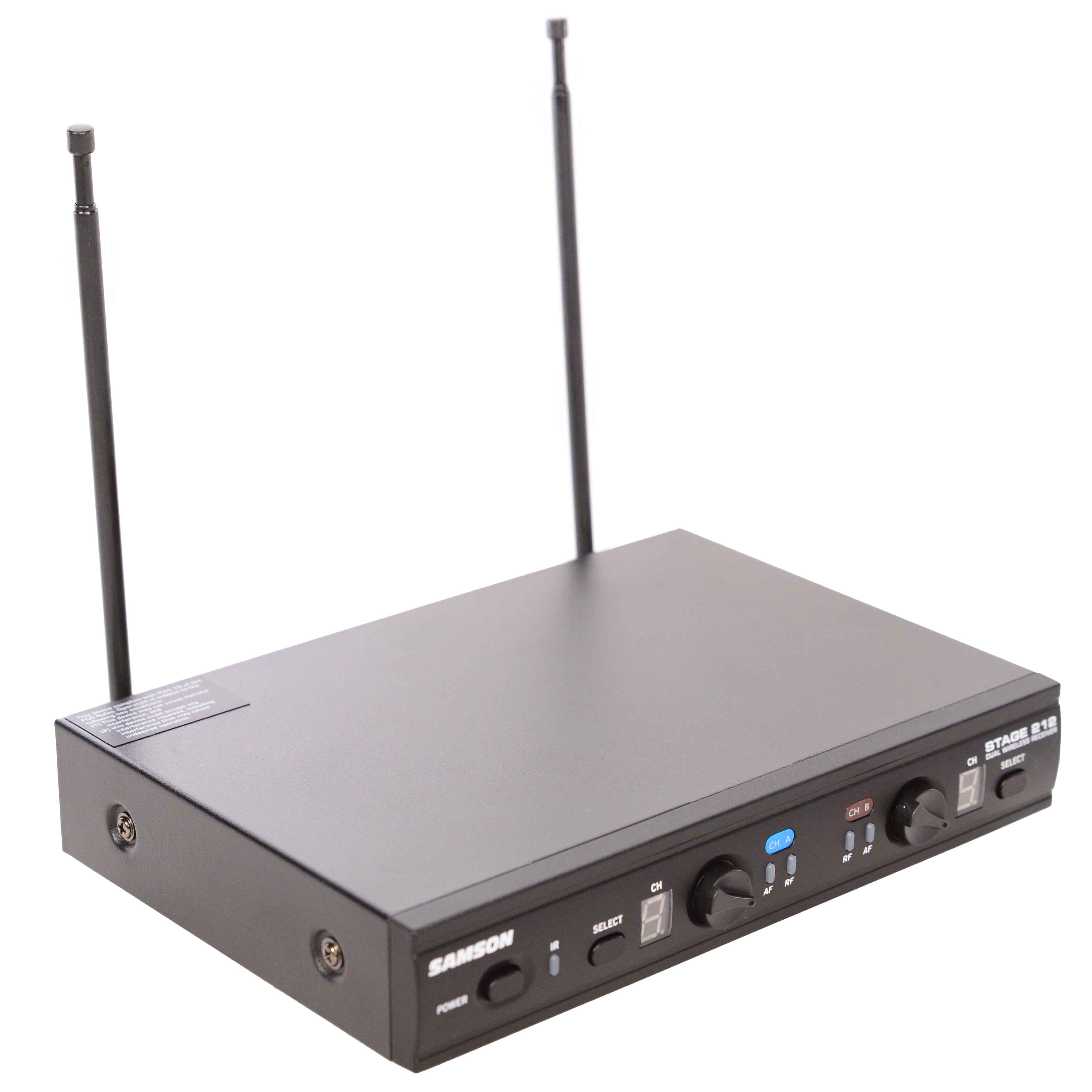 Samson Stage 212 Dual Vocal VHF Frequency Agile Wireless System (2