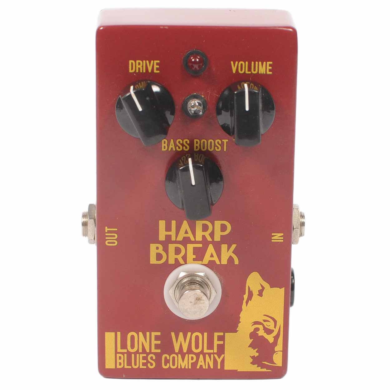 新品 Lone Wolf Blues Company Harp Break Lone Wolf Blues Company Harp Break Harmonica Effects Pedal USED