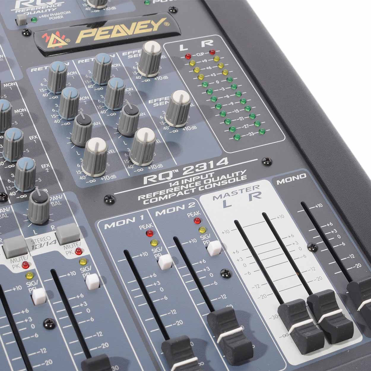 Peavey RQ 2314 14 Input Compact Console, Unpowered Mixer USED