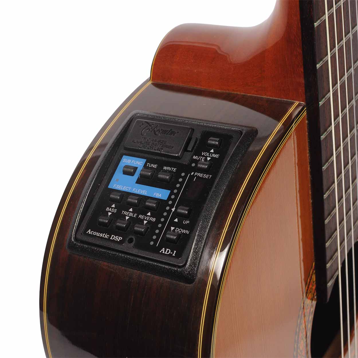 Takamine CD132SC Classical Electric Guitar w/Case USED - The Music Den