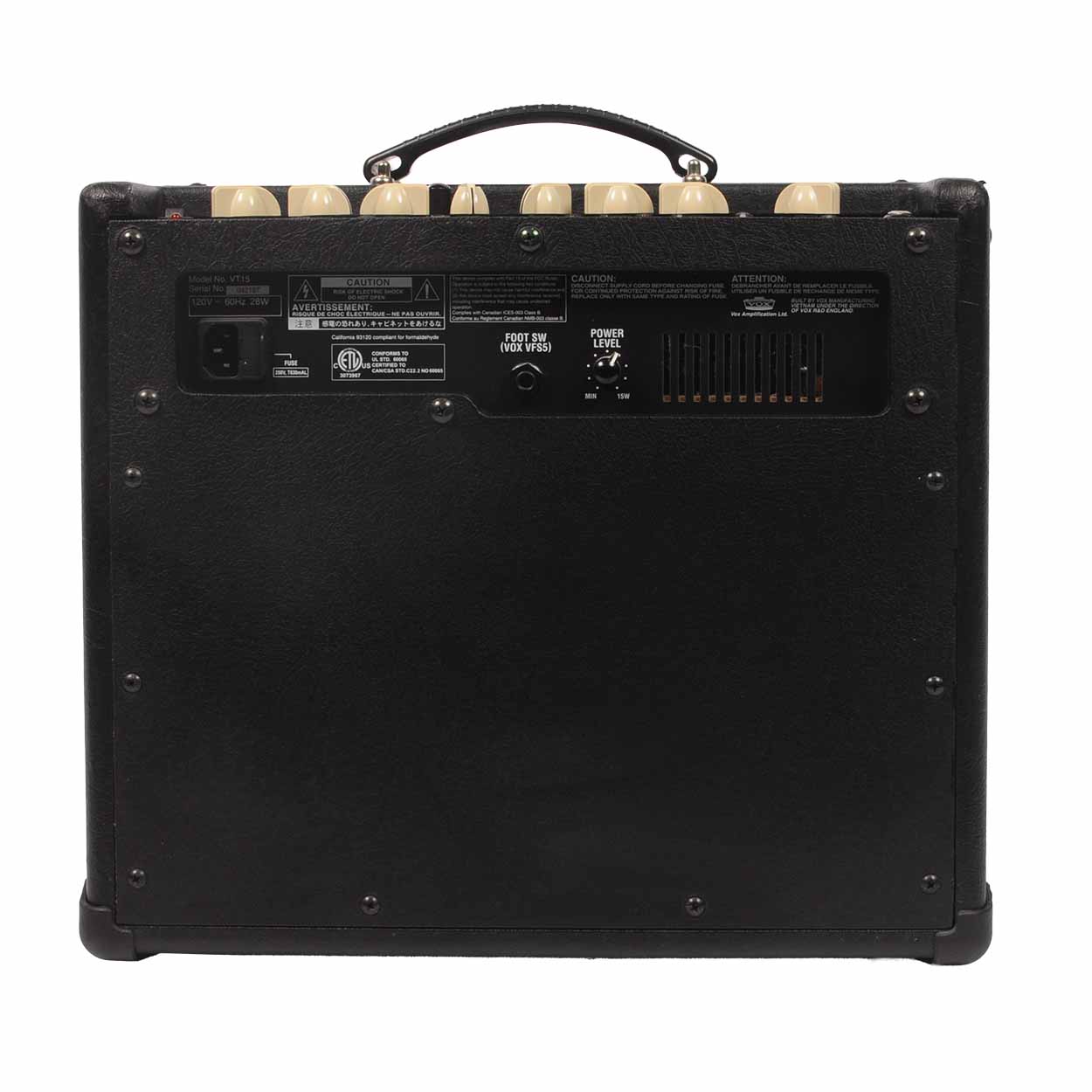 Vox VT15 Multi-Effects Guitar Amplifier USED - The Music Den