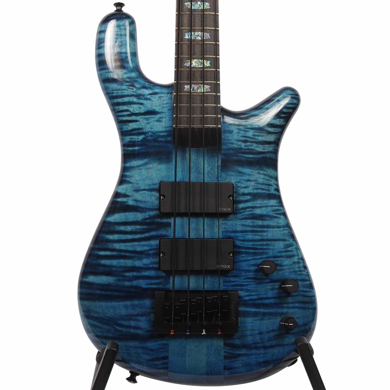 Spector 2022 USA NS-2 Bass Blue Fade Gloss w/Case USED - The Music Den