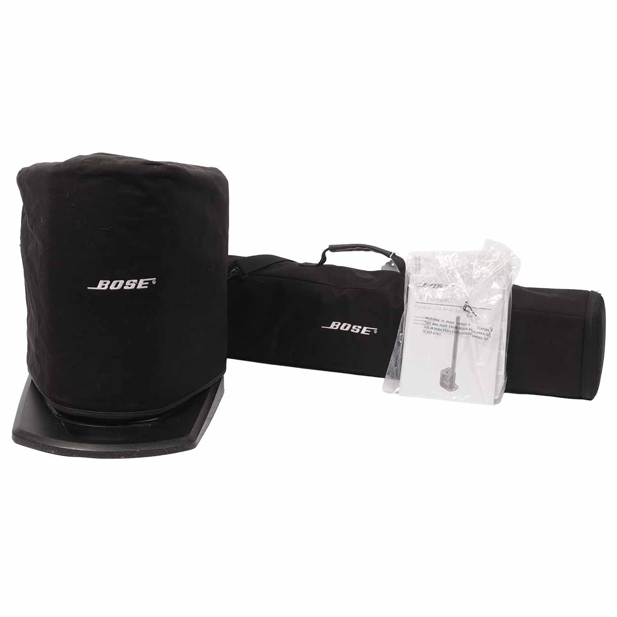 Bose L1 Compact Portable Line Array System with Gig Bags Used