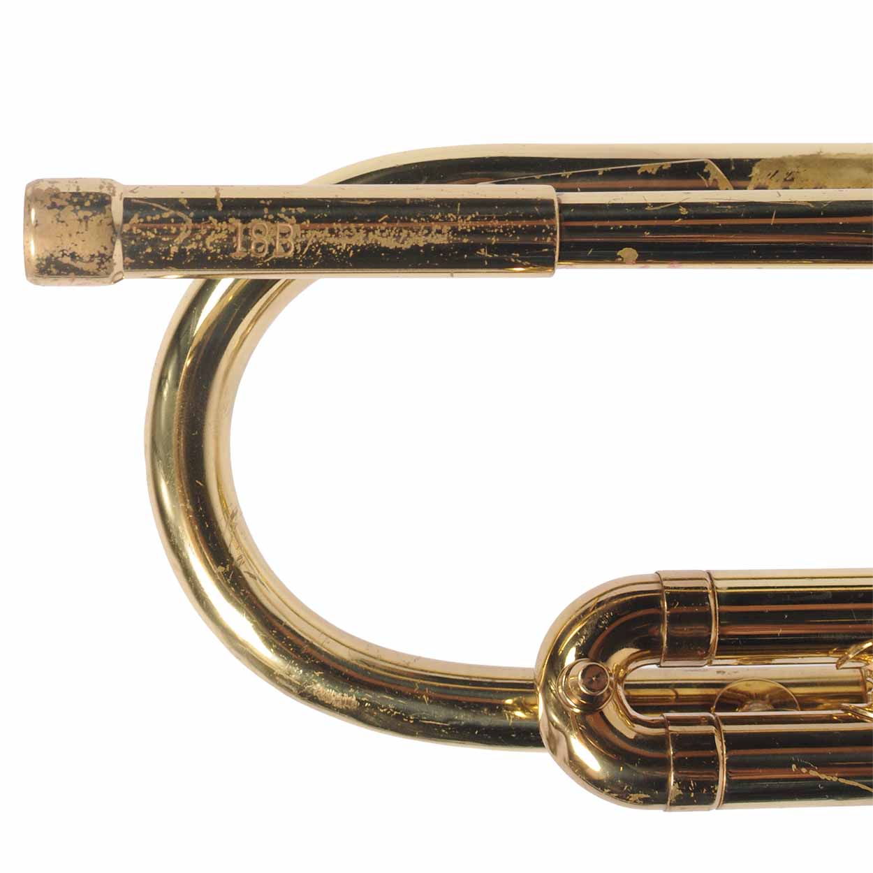 Bb Trumpet 本体 金色 ハードケース付き Conn Director Trumpet Case - Vintage with Bb Used | 18B Music Use