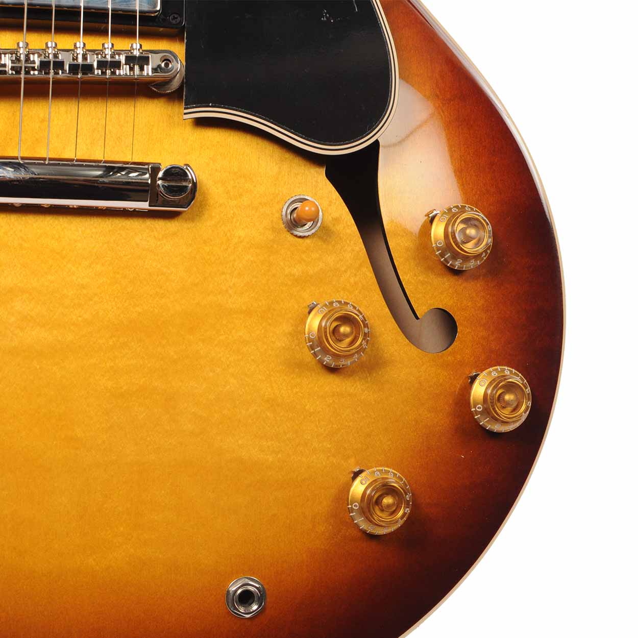tobacco burst 335 Custom Shop ES-335 Electric Guitar The Gibson ES Gibson ES-335 50s - Vintage