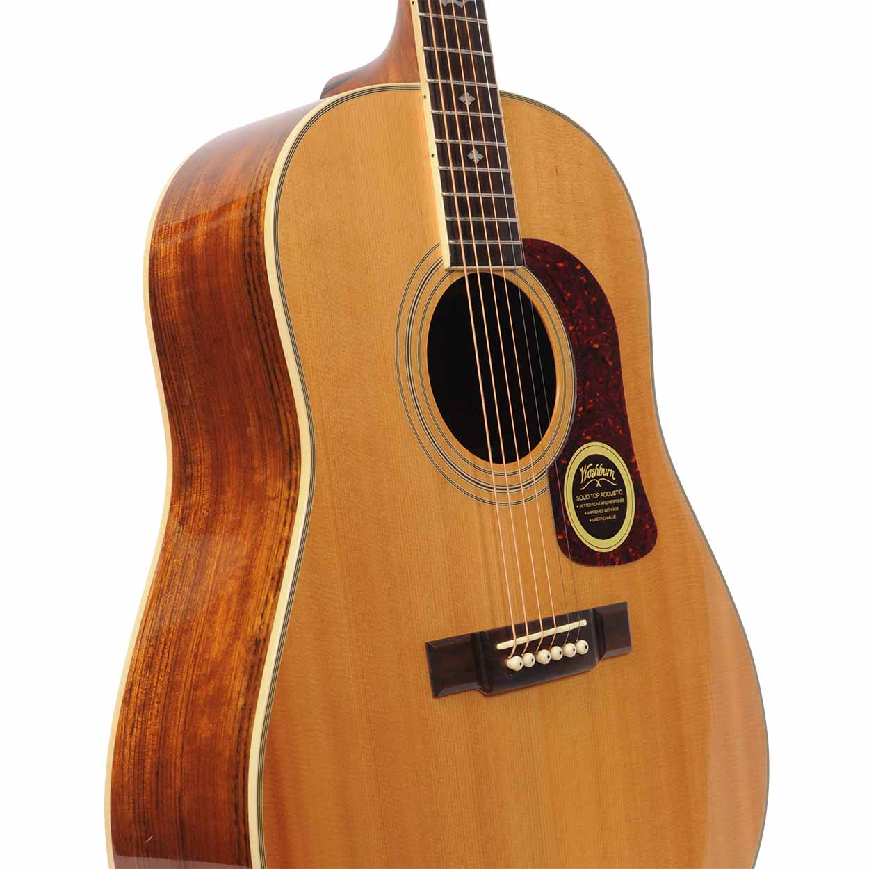 Washburn 1992 D-25S/N Natural Acoustic Guitar Used - The Music Den