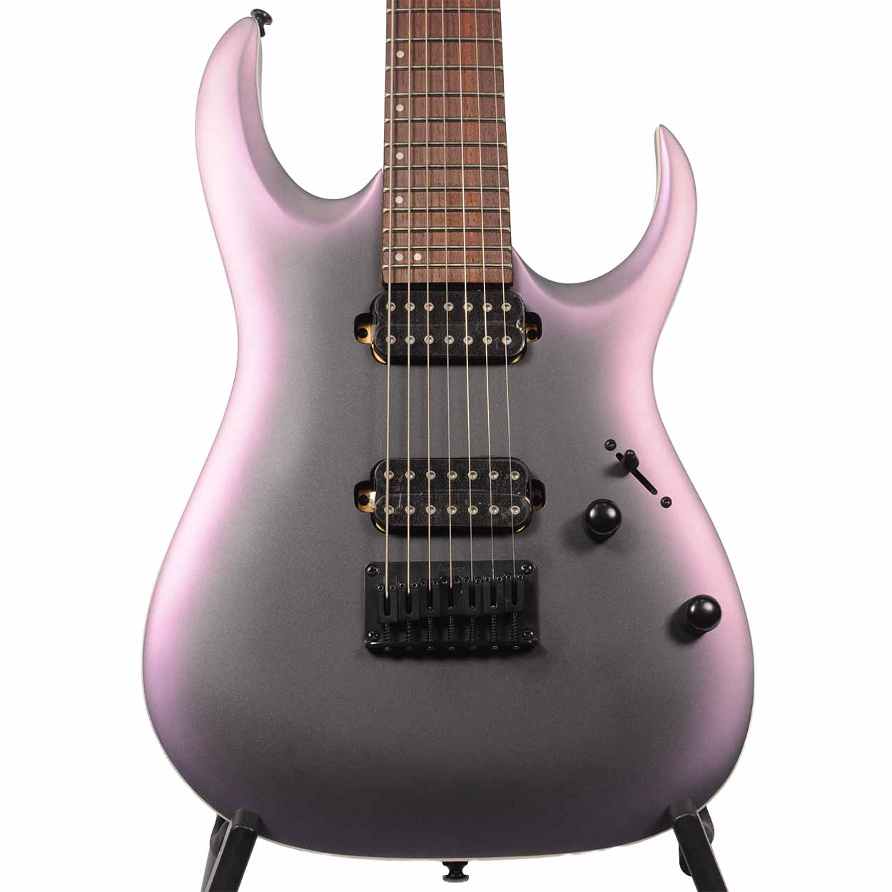 Ibanez RGA742EX Electric Guitar - Black Aurora Burst Matte - The