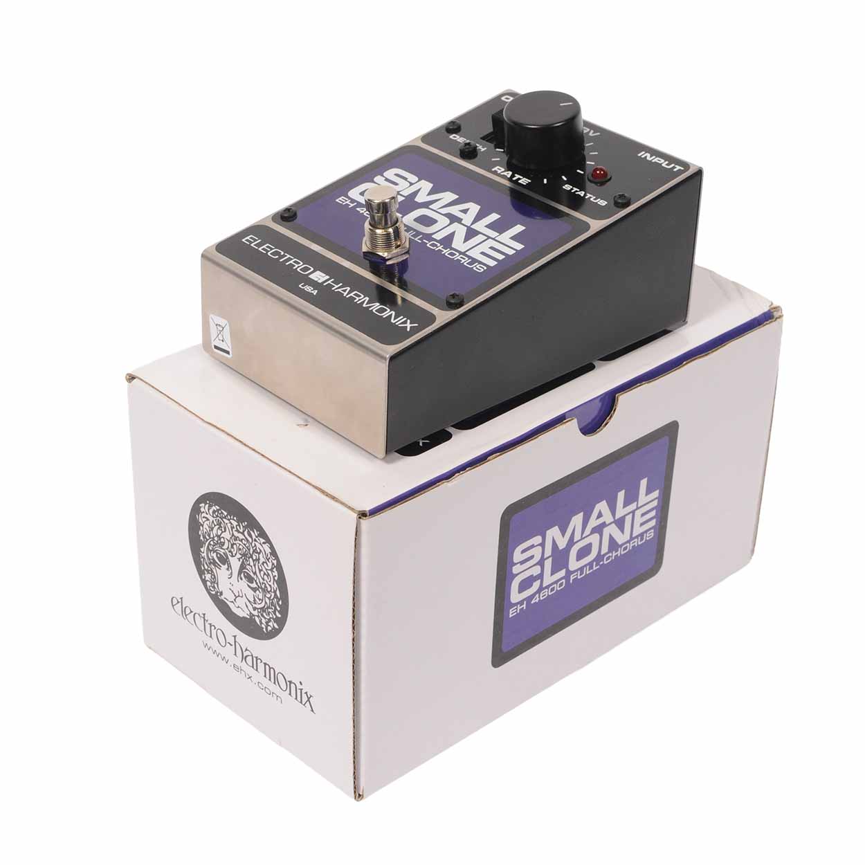 ギター ELECTRO HARMONIX SMALL CLONE EH4600 Electro-Harmonix Small Clone EH4600 Full Chorus Effects Pedal Used