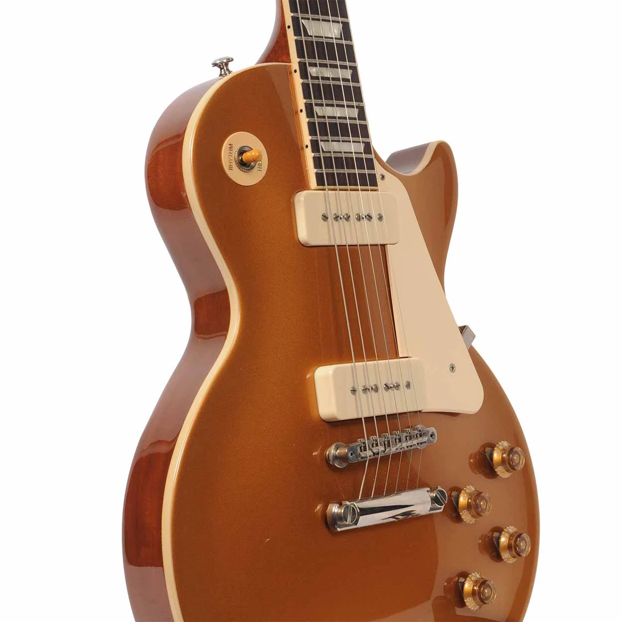 Gibson 2021 Les Paul Standard '50s P-90 Goldtop Electric Guitar