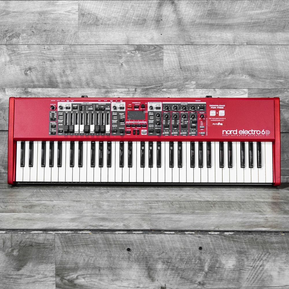 Nord Electro 6D Stage Piano - 61 Key Semi-Weighted Action, w/9