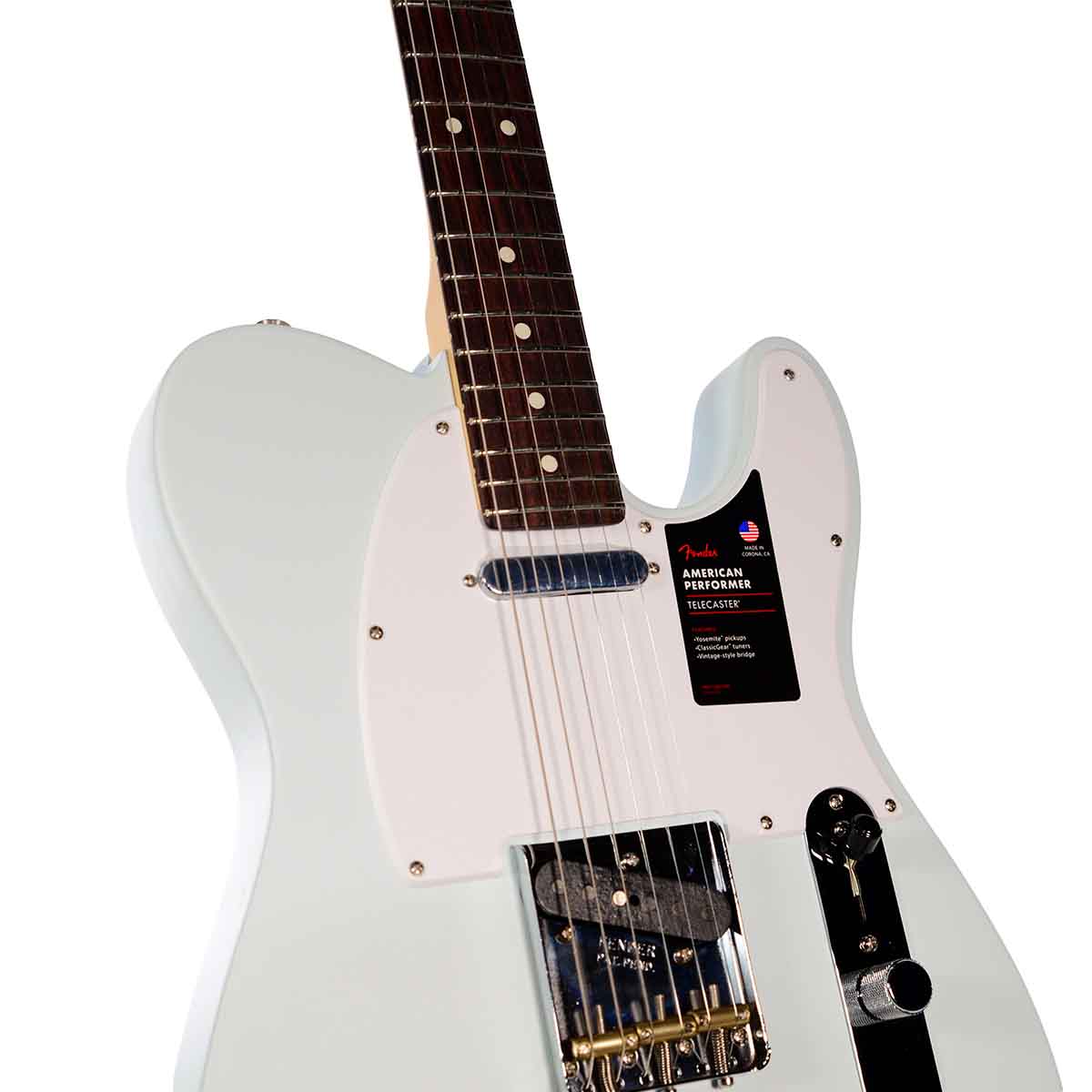 Fender American Performer Telecaster - Satin Sonic Blue - The