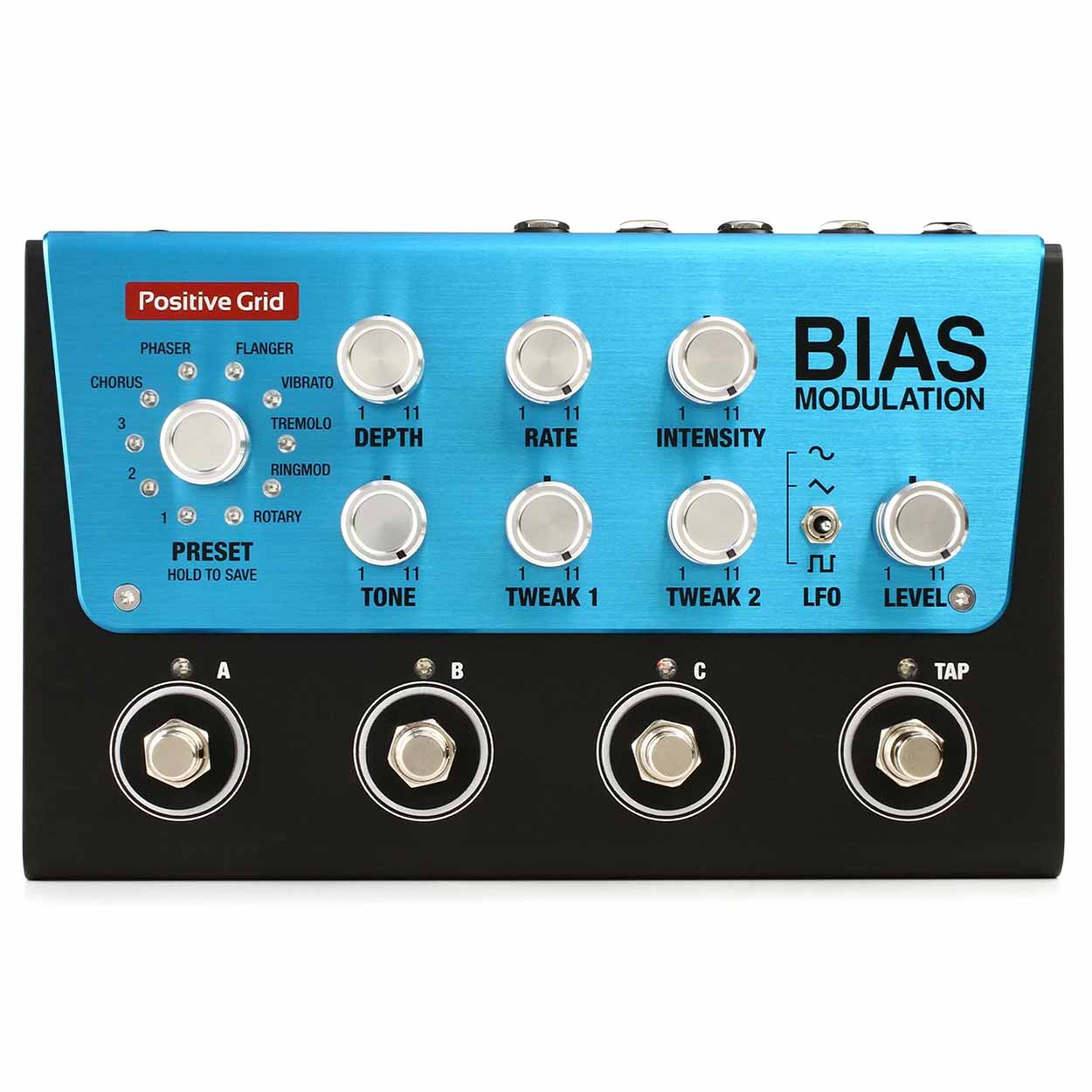 Positive Grid Bias Modulation Pro 4 Button Mod Effect Pedal