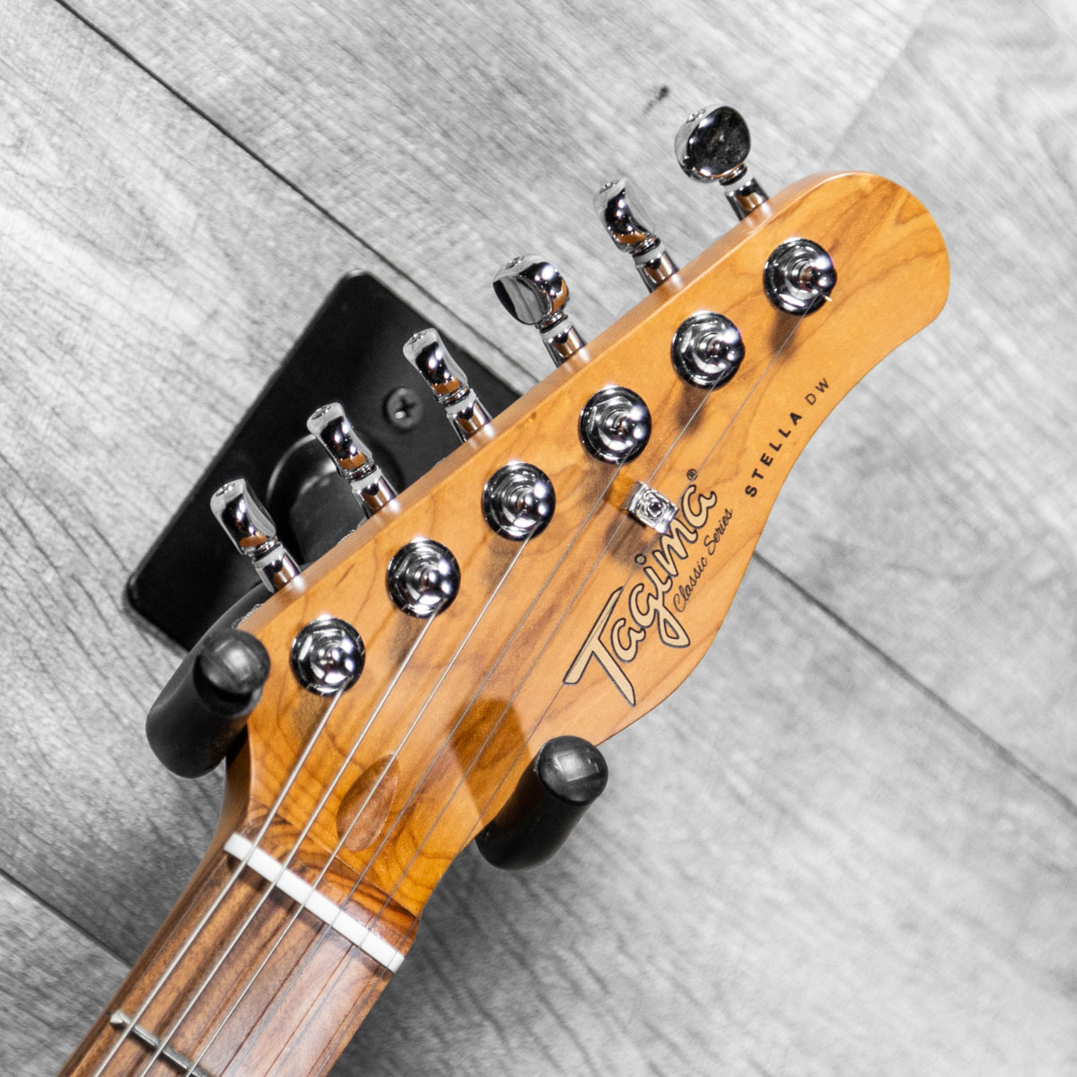 Tagima Stella DW Electric Guitar - Trans Amber - The Music Den