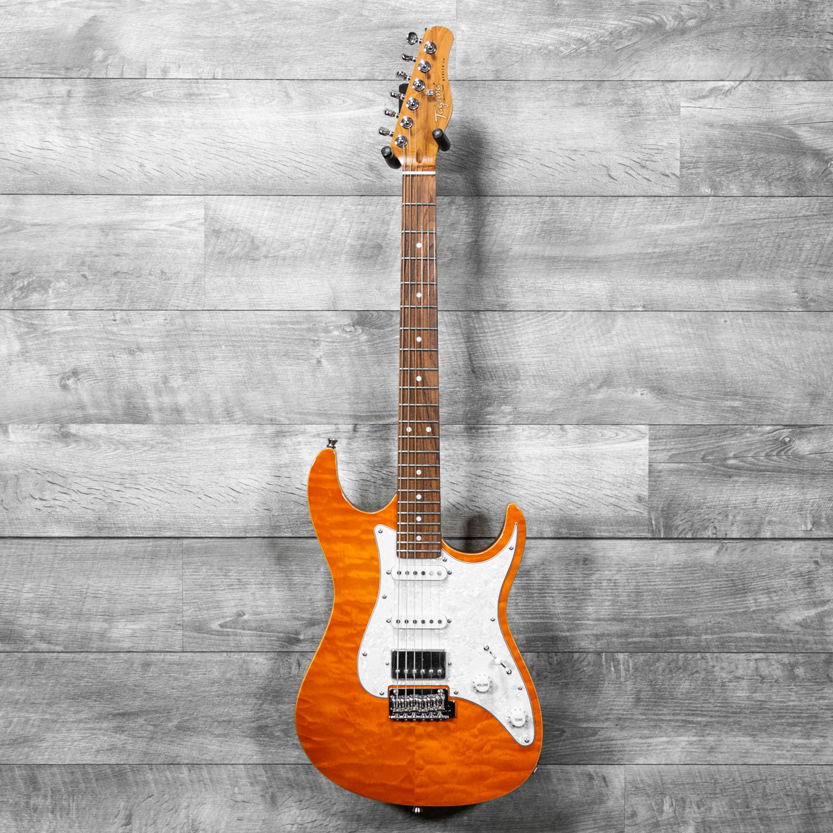 Tagima Stella DW Electric Guitar - Trans Amber - The Music Den